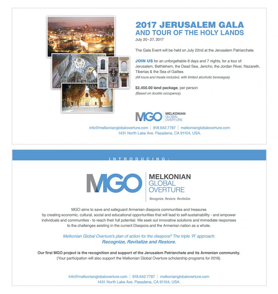 Melkonian Global Overture - Non-profit organization supporting Historical & Iconic Armenian Institutions